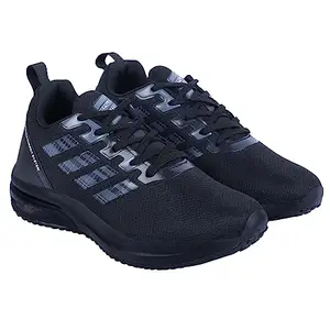 Lancer Mens RAMBO-176-FBLK Black Running Shoe