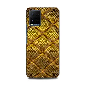 G B Mart Golden Graphic Printed Mobile Back Cover (Vivo Y33T)