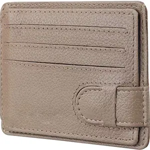 HINTZ Genuine Leather 100% Pure Wallet/Card Holder/Money Clip RFID Protected Multiple Card Slots Slim Stylish New Products