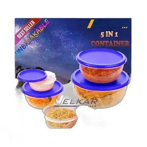 Kitchen Container | Stackable Refrigerator Organizer for Fresh Food Storage | BPA-Free Kitchen Solution Transparent Food Storage Stackable frid|Design - 491for Home 2294 Kitchen