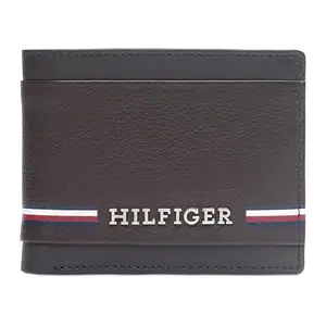 Tommy Hilfiger Men Leather Multicard Coin Wallet - Brown, (Neapoli)