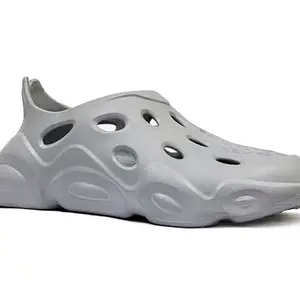 TOE CANDY Lightweight Men's Slip-On Clog's Sandal Waterproof I Recyclable (Grey-6)