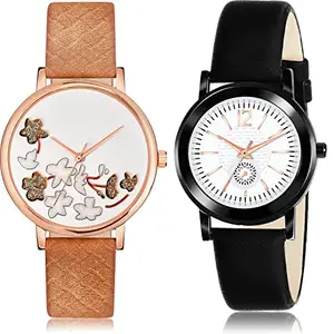 NEUTRON Exclusive Analog White Color Dial Women Watch - GM503-GW9 (Pack of 2)