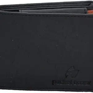 Wallet for Men (Pocket-Bazar-Black-Mid-Flap)