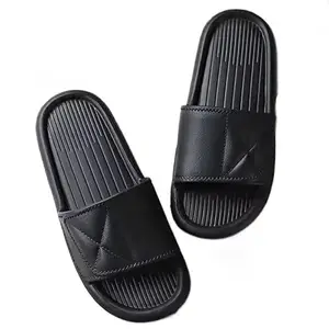 DRUNKEN Slippers for Men Women Flip Flops Chappals Slides Sandals Stylish Sleeper Man Sliders Footwear Flats Girls Ladies Clogs Bathroom Daily Use Chapal Hawai Black- 10 UK