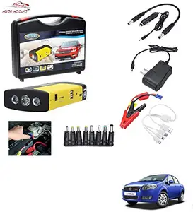 AUTOADDICT Auto Addict Car Jump Starter Kit Portable Multi-Function 50800MAH Car Jumper Booster,Mobile Phone,Laptop Charger with Hammer and seat Belt Cutter for Fiat Linea Classic