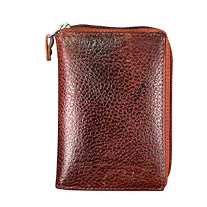 STYLE SHOES Leather Brown Card Holder Wallet Credit Card ID Card Holder Men & Women