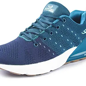 Lancer Mens RAMBO-125 Green/Navy Blue Running Shoe - 6 UK (RAMBO-125BGN-NBL-40)