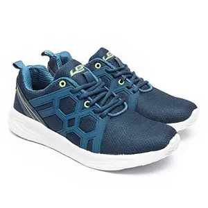 LANCER Mens ACTIVE-100 Green Running Shoe - 8 UK (ACTIVE-100BGN-PGN-8)