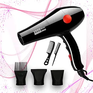 IDOLESHOP 2800 Salon 2000 Watts Grade Professional Hair Dryer with Comb Reducer