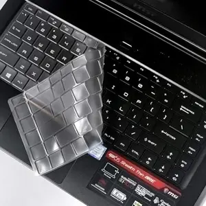 CASOSHIELD Keyboard Protector Compatible with MSI GS65 Keyboard Cover Soft-Touch Ultra Thin Clear Protective Skin for MSI GS65 Stealth Thin 15.6 Inch Gaming Laptop (2018 Release)