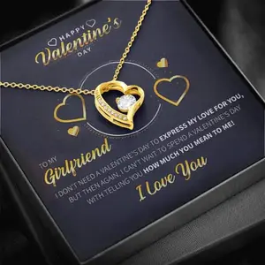 FABUNORA 925 Sterling Sliver Pendant & Chain Necklace Lovely Gift for Soulmate, Girlfriend With Certificate of Authenticity, Gift For Girls, Blue Crystal With Message Card