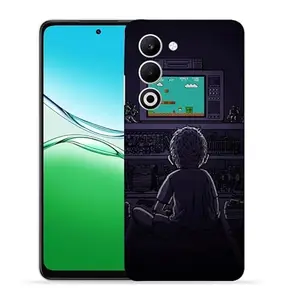 Layers skins Mario Play Oppo A5 5g Layer Skins Mobile Back Skin Rear Screen Guard Protector Film Wrap (Coverage - Back+Camera)