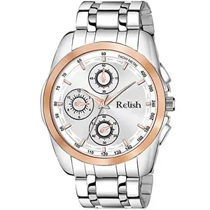 Relish Metal Chain Analog Wrist Watch for Mens and Boys | RE-BB8209 (Gift for Men's, Boys)
