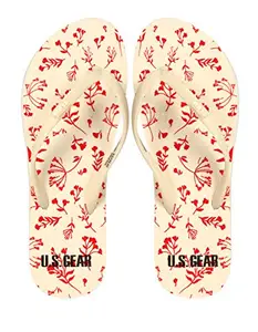 U. S GEAR Women's UWFGH6003$Beige flip-Flop-9 UK