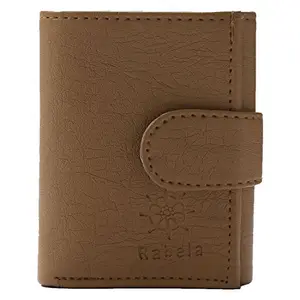Rabela Men's Cream Leather Card Wallet RW-1020