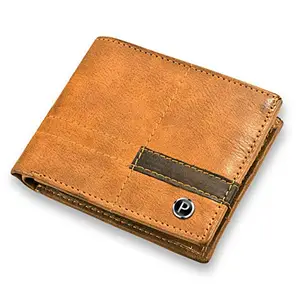 PIRASO Men's Leather Wallet (TAN)