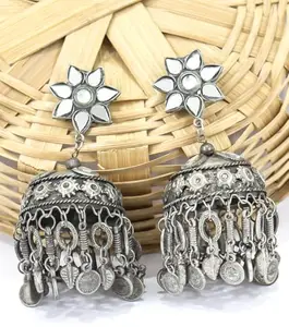 Dangle Earrings for Women, GPlated Brass SJhumki Earring