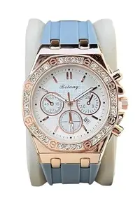 HC HARMI CREATIVE Stylish Beautiful Date Functioning Chronograph Watch for Girl Or Women |Comfortable & Durable Timepieces |Ideal Gift Set for (Women)