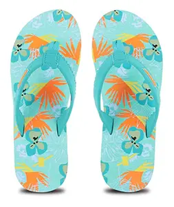Sparx Women SFL-126 Sea Green Black Flip Flops (SF0126LSGBK0004)