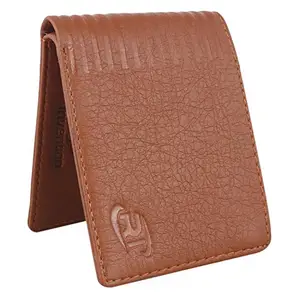 ROYAL INVENTION Royal New Pattern Design TAN Men's Leather Wallet