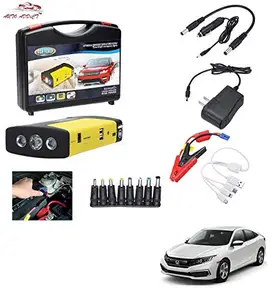 AUTOADDICT Auto Addict Car Jump Starter Kit Portable Multi-Function 50800MAH Car Jumper Booster,Mobile Phone,Laptop Charger with Hammer and seat Belt Cutter for Honda Civic New 2019