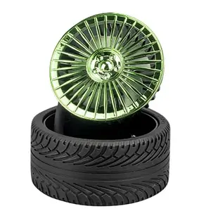 NYRWANA Windspeed Analogue Tyre Fan 360 Degree Rotatable Portable Fan For Car Desk Home Office Travel Camping