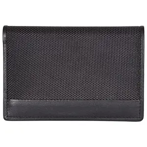 LMN Genuine Leather Black Color Note Case for Men 614503 (12 Credit Card Slots)