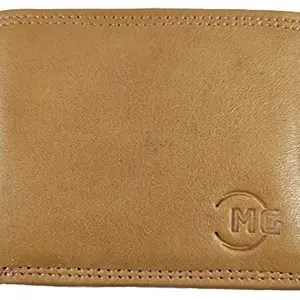 MAKE GRAND Men Casual Ten Genuine Leather Wallet 5 Card Slot