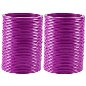 MAYA FASHION Rani Plain Acrylic Bangle With Very Extra Large Size Elegant Extra Large Size Bangle | Perfect Fit for Plus Size banglesTrendy and Comfortable Fit for woman and girls | (Sku-ban1841)