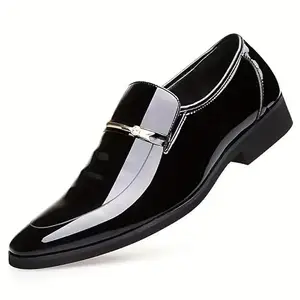 Centrino Men Glossy Formal Shoes |Slip-On Design with Cushioned Insole for Comfort |Craftsmanship for All-Day Elegance 9564-1