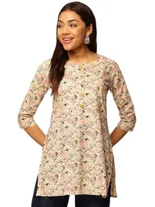 Janakdulari Fashion Women Cotton Floral Printed Top (JDC-387-MULTI-L)