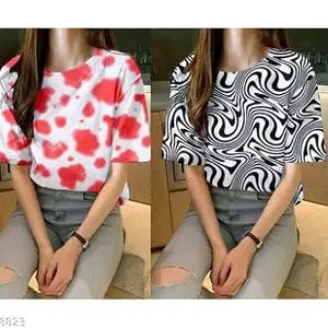 Trendy Women’s T-Shirt – Soft, Stylish, and Comfortable Tee for Everyday Fashion and Casual Wear Design No SH-P3251-L