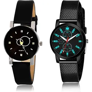 NEUTRON Analogue Analog Black Color Dial Women Watch - G386-(63-L-10) (Pack of 2)