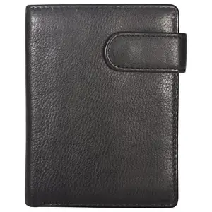 Leatherman Fashion LMN Genuine Leather Men Black Wallet 572_56