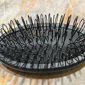 Hair Brush for Extensions, Stainless Steel, Large, Silver