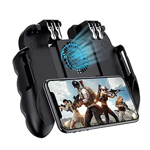 Exxelo SR Scalable Gamepad Game Controller Joystick Cooling Fans Charger for PUBG for 4.7-6.5inch Mobile Phone [video game]