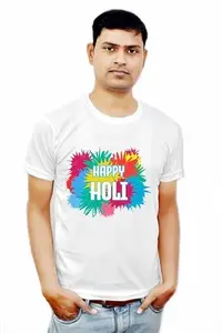 51/Half Sleeve Graphic Printed T-Shirt/White/S