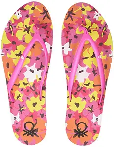 United Colors of Benetton Women's Pink Flip-Flops - 3 UK (36 EU) (19A8CFFPL429I)