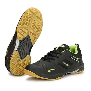 PRO ASE Men's Black Badminton Shoes |Ideal for Badminton, Table Tennis, Volleyball 8UK