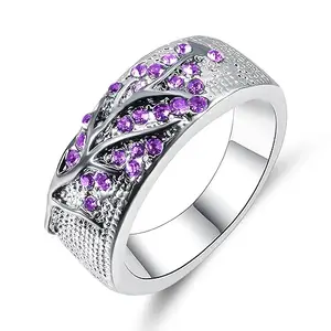 MYKI Gorgeous Floral Diamond Ring For Women Girls (6)