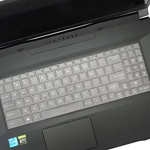 iFyx Ultra Thin Keyboard Cover for Msi Titan GT77 Stealth 17 GS77 Raider GE78 Vector GP78 17.3 inch 2021-2024 Gaming Laptop Keyboard Skin Protector (TPU(Clear))