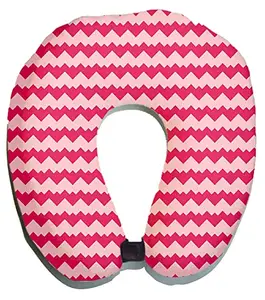 GRAPHICGIFT Women's Abstract Printed U-Shaped Memory Foam Travel Neck Pillow