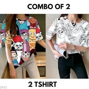 Trendy Women’s T-Shirt – Soft, Stylish, and Comfortable Tee for Everyday Fashion and Casual Wear Design No SH-P4077-S