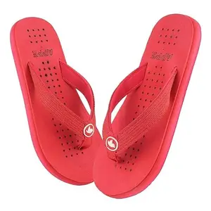 Men Casual Slides Slippers & Flipflops Comfortable and Skid Resistant For Men Red..