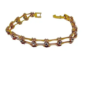 brass gold artificial bracelet for girls | imitation stones gold brass bracelet for women | imitation jewellery