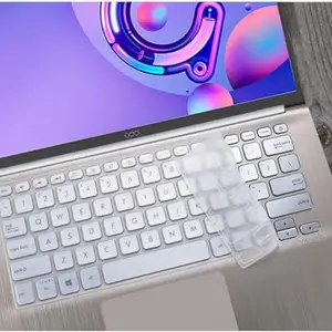 Justec Silicone Laptop Keyboard Cover Skin Protector Compatible for ASUS Vivobook 14 X412 X412U X412UA X412fl X412f X412fj X412DA X412ub 14 Inch, TPU
