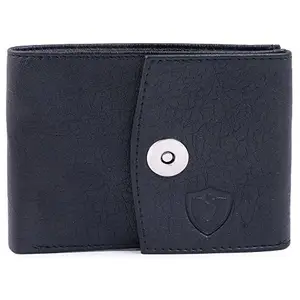 Keviv Genuine Leather Wallet for Men -. (Black)