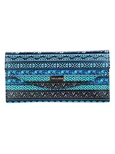 BELLISSA Wallet for Women | Premium PU Leather Striped Pattern Wallet for Ladies | 2 Cash Compartment | Tri Fold Design | Gift for Women