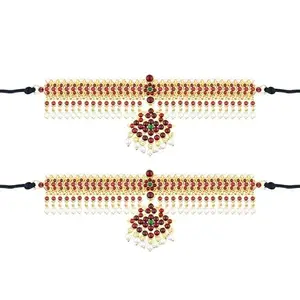 Bharatanatyam Jewelry Hand Vanki Temple Kempu Jewelry Kuchipudi Weddings Classical Dance.(SGE00236)